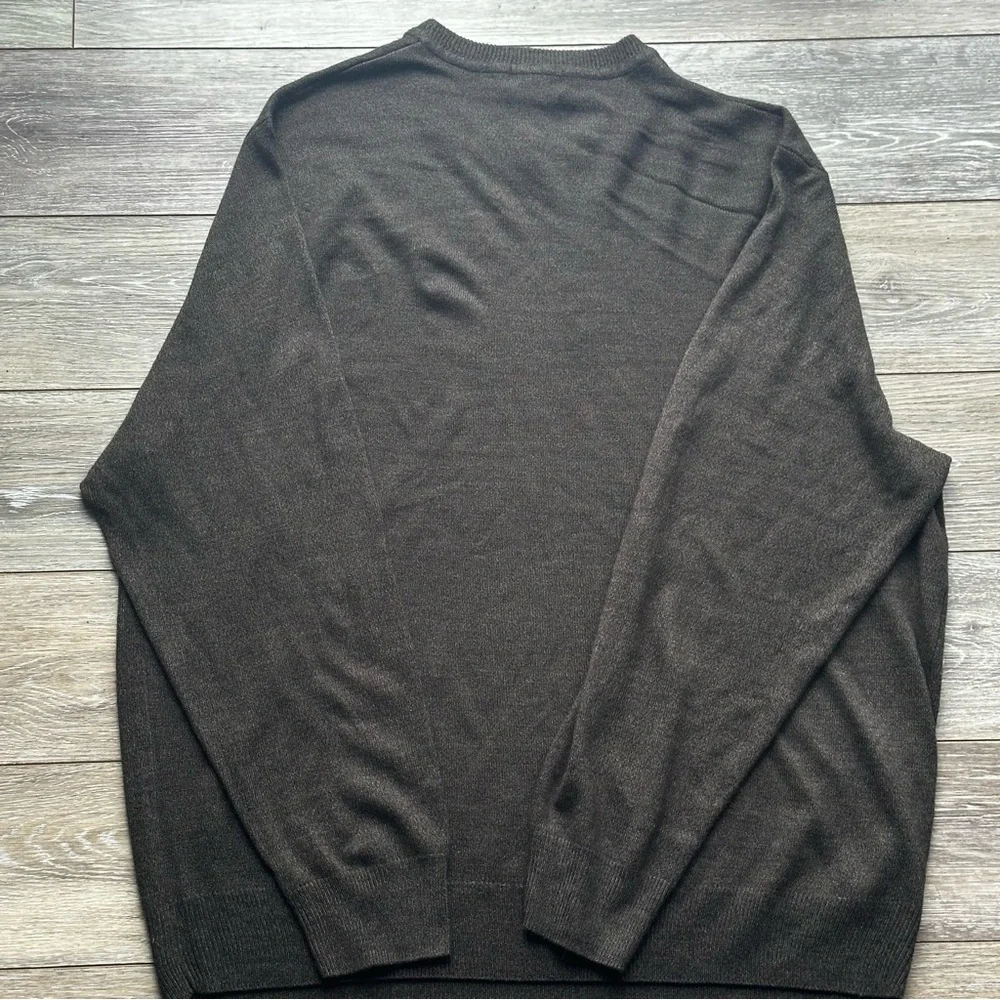 Dockers Mens Diamond Knit Pullover Crew Neck Sweater‎ Tan Green 2XL